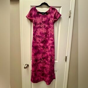 Hillard and Hanson Pink Floral Women's‎ Dress Size 4